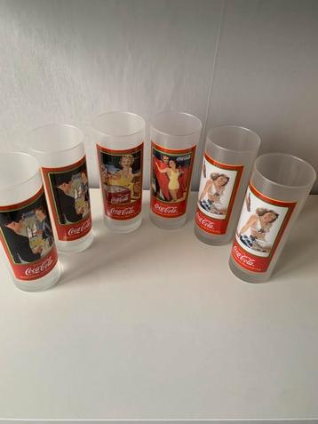 6 verres de collection COCA-COLA, Enlèvement ou Envoi, Comme neuf