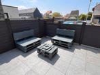 Pallet lounge set met kussens, Tuin en Terras, Tuinsets en Loungesets, Ophalen, Gebruikt