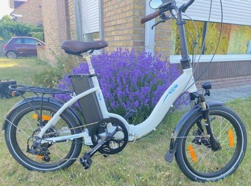 NCM Mini elektrische plooifiets   Decathlon, Fietsen en Brommers, Fietsen | Vouwfietsen, Zo goed als nieuw, Overige merken, 18 tot 20 inch