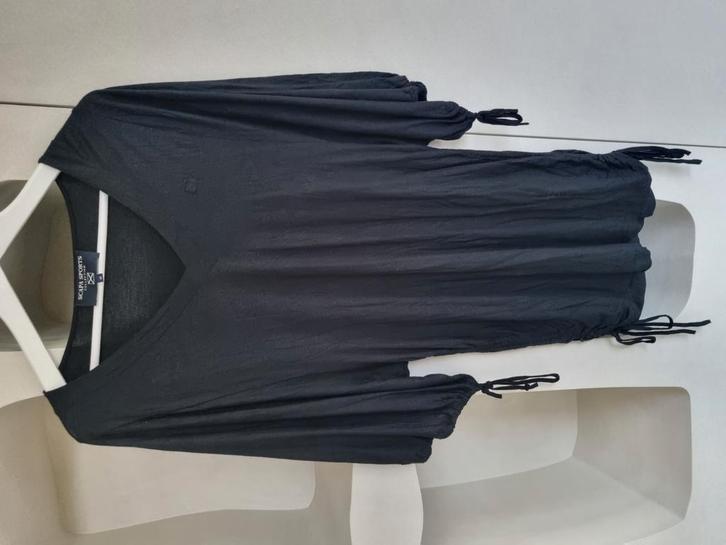 Zwart jurkje Scapa Sports maat M, Kleding | Dames, Jurken, Zo goed als nieuw, Maat 38/40 (M), Zwart, Boven de knie, Ophalen of Verzenden