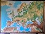 Reliëfkaart uit 1952 van Europa RELIEF-TECHNIK 215x155cm, Ophalen