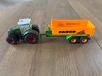 SIKU FARMER TRACKTOR MET KIEPWAGEN, Enlèvement ou Envoi, Comme neuf, Grue, Tracteur ou Agricole, SIKU
