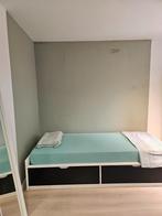 Flaxa bed IKEA, Ophalen, 90 cm, Eenpersoons, Wit
