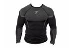 Gymshark onyx grey long sleeves Xs, Enlèvement ou Envoi, Comme neuf, Noir