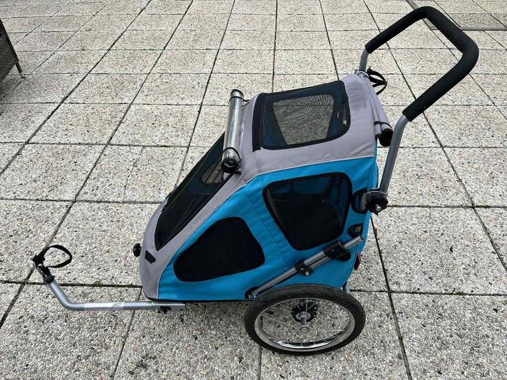 Fietskar voor honden, Fietsen en Brommers, Fietsaccessoires | Aanhangwagens en Karren, Zo goed als nieuw, Hondenkar, 20 tot 40 kg