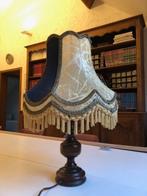 Magnifique  lampe  sur socle en bois, Maison & Meubles, Comme neuf, Rond, 50 cm ou plus, Enlèvement