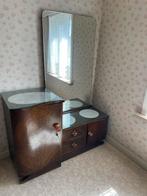 Commode spiegelkast retro vintage L125 cmxH173 cmxD50 cm, Huis en Inrichting, Kasten | Dressoirs, Ophalen, Gebruikt