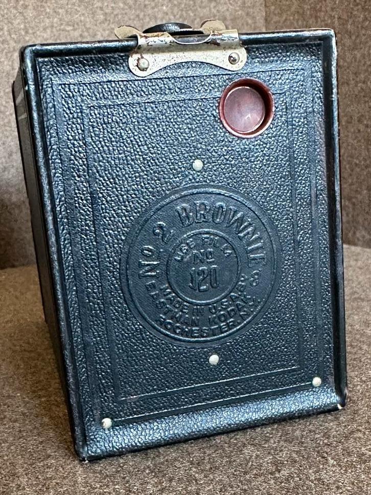 Kodak No.2 Brownie Camera – originele boxcamera, Audio, Tv en Foto, Fotocamera's Analoog, Gebruikt, Compact, Kodak, Ophalen of Verzenden