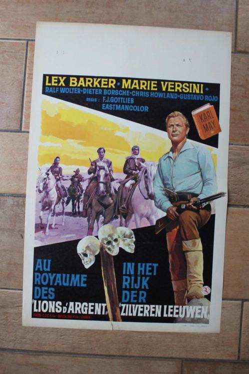filmaffiche Karl May Im Reich des silbernen Löwen filmposter, Verzamelen, Posters, Zo goed als nieuw, Film en Tv, A1 t/m A3, Rechthoekig Staand