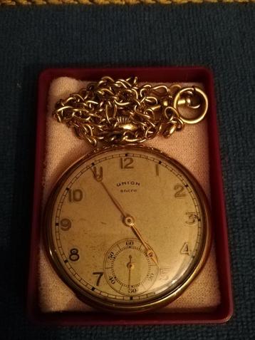 Union ancre plaque or soviet union  zakhorloge  beschikbaar voor biedingen