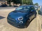 FIAT 500 elektrisch, Auto's, Fiat, 4 zetels, 87 kW, Blauw, Leder