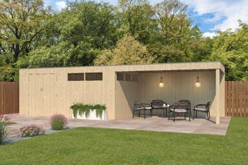 NIEUW tuinhuis met overkapping 8314EXT400 beschikbaar voor biedingen