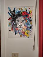Schilderij klok, Antiek en Kunst, Ophalen