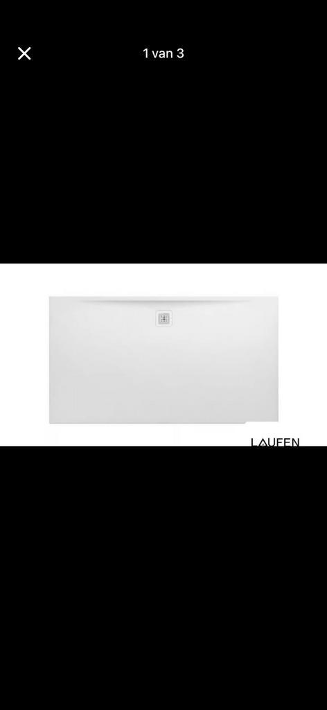 Laufen Douchebak – volledig composiet – 180 x 90 x 3,4 cm, Doe-het-zelf en Bouw, Sanitair, Nieuw, Douche, Steen, Ophalen