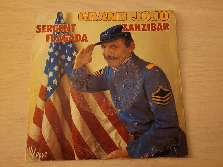 disque vinyl 45 tours Grand Jojo ‎– Sergent Flagada, Cd's en Dvd's, Vinyl | Pop, Zo goed als nieuw, 1980 tot 2000, Ophalen of Verzenden