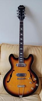 Epiphone "1965" elitist casino de 2011 made in Japan !, Comme neuf, Epiphone, Enlèvement ou Envoi, Semi-solid body