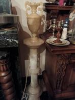 Zuil met lamp in vaas, Huis en Inrichting, Woonaccessoires | Zuilen en Pilaren, Ophalen