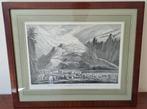 Napoléon – Gravure ancienne “Passage du Mont St Bernard", Ophalen