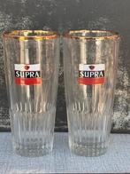 2 Supra Pils bierglazen ‘70, Verzamelen, Ophalen of Verzenden, Gebruikt