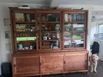 Vitrine kast in teak, Huis en Inrichting, Ophalen, 200 cm of meer, Teakhout, 200 cm of meer