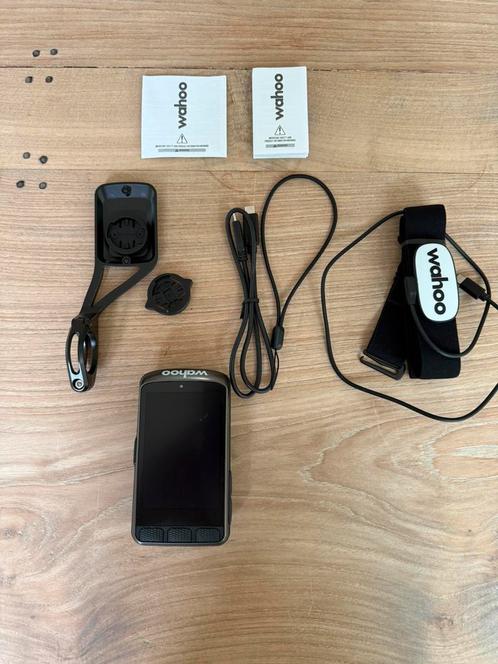 Wahoo Element Ace met borstband, Fietsen en Brommers, Fietsaccessoires | Fietscomputers, Zo goed als nieuw, Ophalen