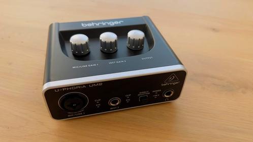 Behringer U-Phoria UM2, TV, Hi-fi & Vidéo, Appareils professionnels, Comme neuf, Audio, Enlèvement ou Envoi