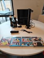 PS3 + 2 move controllers + move & shock charger + 4 spellen, Games en Spelcomputers, Ophalen, Zo goed als nieuw