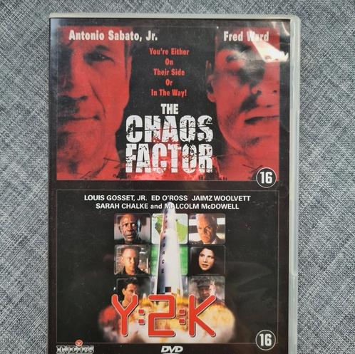 The Chaos Factor (2000) Y:2:K (1999), Cd's en Dvd's, Dvd's | Actie, Zo goed als nieuw, Ophalen of Verzenden