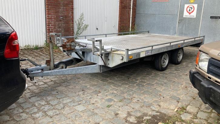 Saris 2700kg autotransporter, Auto diversen, Aanhangers en Bagagewagens, Zo goed als nieuw, Ophalen