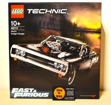 42111 - Lego Technic  Dom's Dodge Charger - Nieuw & Sealed disponible aux enchères