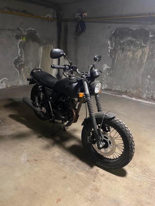 Archive Scrambler 50cc zwart 2020 model, Fietsen en Brommers, Brommers | Overige merken, Gebruikt, Klasse B (45 km/u), Ophalen