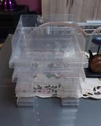 Documentbakjes, 4 stuks. Nieuwstaat, Zakelijke goederen, Kantoor en Winkelinrichting | Kantoorartikelen, Ophalen