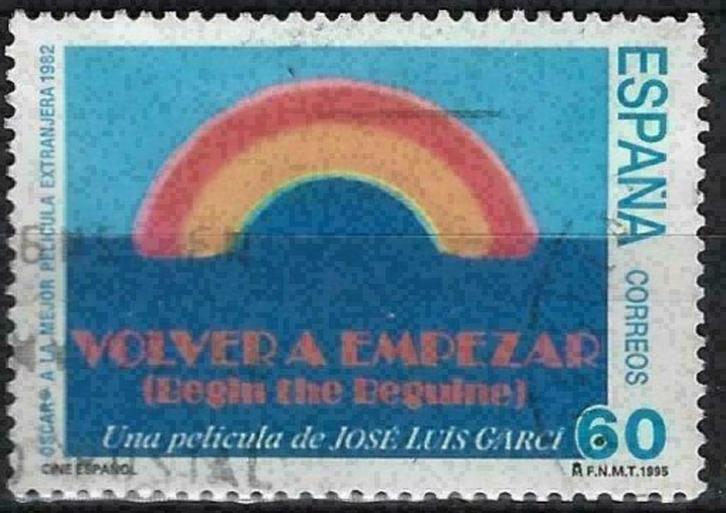 Spanje 1995 - Yvert 2930 - 100 jaar Spaanse cinema (ST), Postzegels en Munten, Postzegels | Europa | Spanje, Verzenden