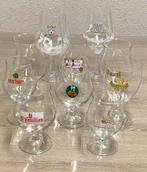 10 vintage bierglazen voor verzamelaars prijs: 3€ per stuk, Ophalen of Verzenden, Zo goed als nieuw, Glas of Glazen