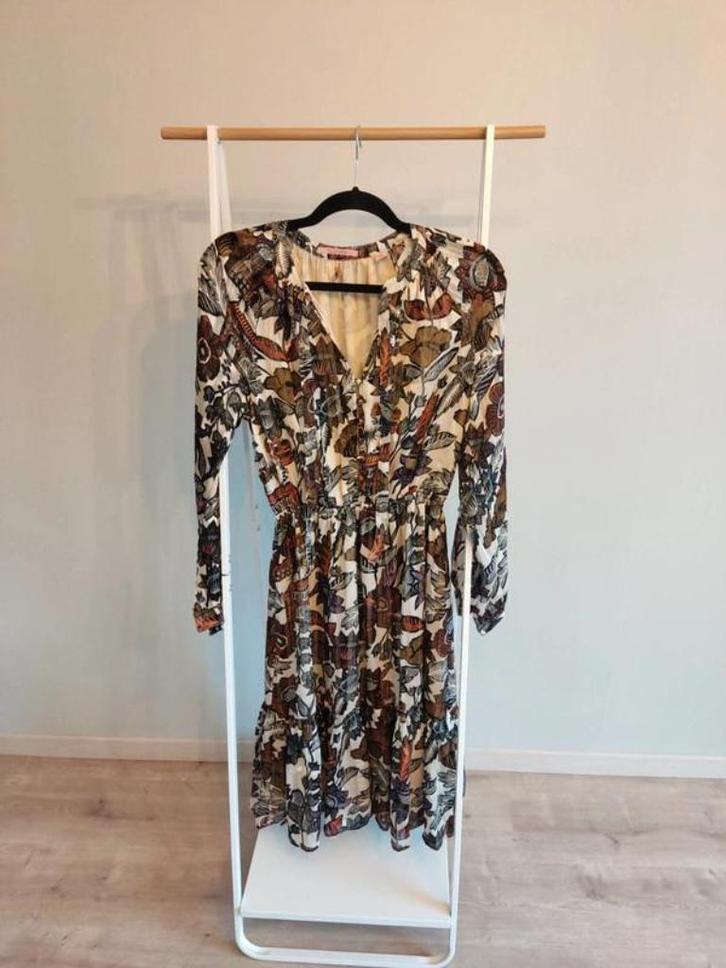 Jurk met bloemenprint Scotch&Soda maat XS, Kleding | Dames, Jurken, Zo goed als nieuw, Maat 34 (XS) of kleiner, Ophalen of Verzenden