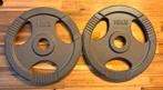 2x Halterschijf 10kg, Ophalen, Zo goed als nieuw