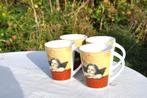 4 mugs decor ange, Huis en Inrichting, Ophalen of Verzenden, Zo goed als nieuw, Keramiek, Kop(pen) en/of Schotel(s)