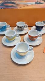 Zes illy espresso tasjes Pieter Roesch 1999 Swung, Huis en Inrichting, Ophalen, Nieuw, Overige stijlen, Kop(pen) en/of Schotel(s)