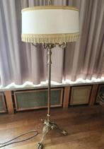 Antieke staande lamp in barokstijl met fransjes en kap, Antiek en Kunst, Ophalen