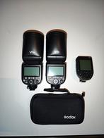 Godox v1c complete set, Audio, Tv en Foto, Foto | Flitsers, Ophalen, Gebruikt, Canon