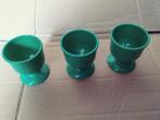 set van 3 pvc eierdopjes nieuw, Ophalen of Verzenden, Nieuw