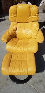 stressless zetel, Ophalen, Zo goed als nieuw, Eenpersoons, Leer