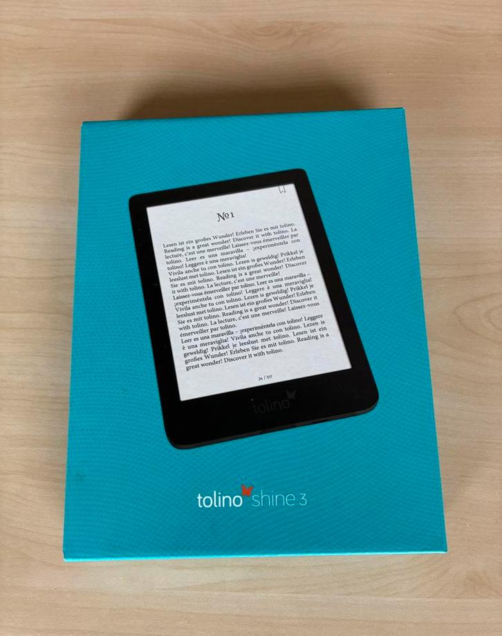 E-reader Tolino shine 3, Computers en Software, E-readers, Gebruikt, 6 inch of minder, Ophalen of Verzenden