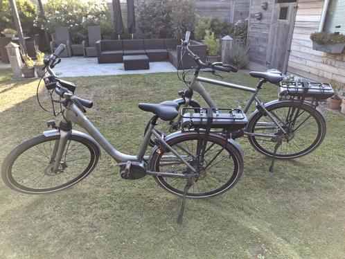 2 e-bikes, Fietsen en Brommers, Elektrische fietsen, Zo goed als nieuw, Ophalen