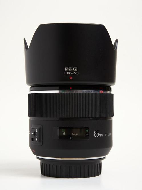 Meike 85mm F1.8 Full Frame Autofocus Canon EF objectief, Audio, Tv en Foto, Foto | Lenzen en Objectieven, Zo goed als nieuw, Standaardlens