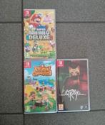 Nintendo switch games, Mario deluxe, animal crossing, Stray, Games en Spelcomputers, Games | Nintendo Switch, Ophalen, Zo goed als nieuw