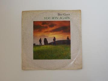 Bee Gees ‎ You Win Again 7" 1987