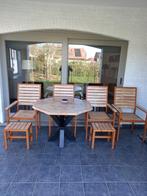 Terras meubels, Tuin en Terras, Ophalen, Gebruikt, Vierkant, Hout