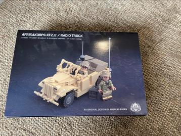 Brickmania afrikakorps kfz radio truck custom Lego set beschikbaar voor biedingen