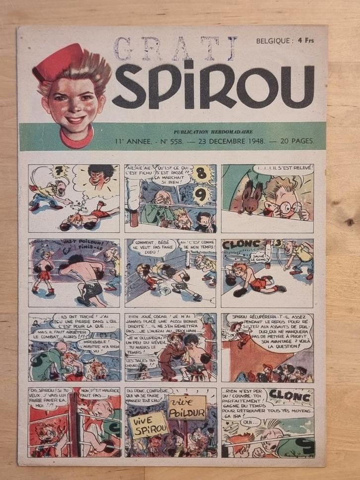 fascicule SPIROU du 23 décembre 1948, Boeken, Stripverhalen, Gelezen, Ophalen of Verzenden